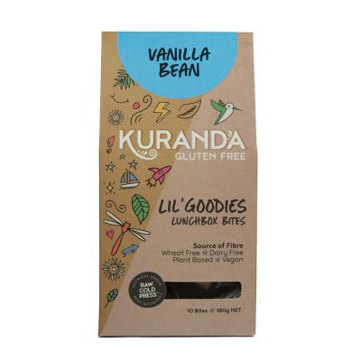 Kuranda Wholefoods Gluten Free Lil' Goodies Lunchbox Bites Vanilla Bean 18g x 10 Pack